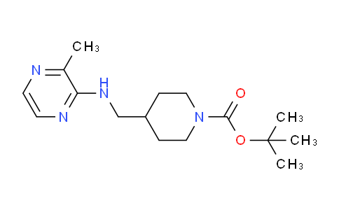 CAS No. 1289385-63-2, tert-Butyl 4-(((3-methylpyrazin-2-yl)amino)methyl)piperidine-1-carboxylate