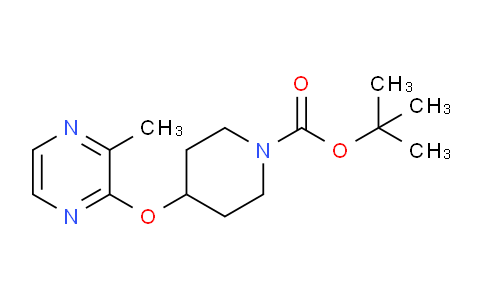 CAS No. 1261235-06-6, tert-Butyl 4-((3-methylpyrazin-2-yl)oxy)piperidine-1-carboxylate