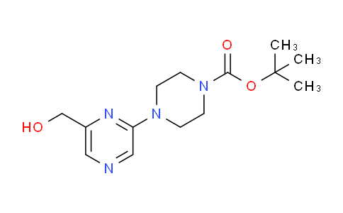 CAS No. 1956382-68-5, tert-Butyl 4-(6-(hydroxymethyl)pyrazin-2-yl)piperazine-1-carboxylate