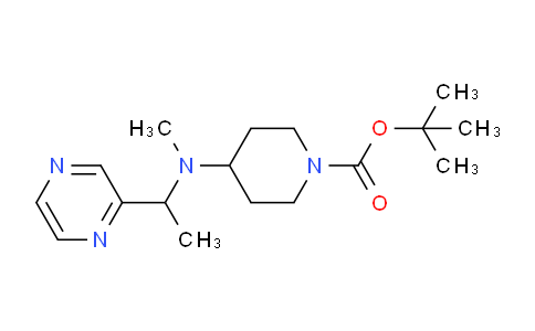 CAS No. 1289388-31-3, tert-Butyl 4-(methyl(1-(pyrazin-2-yl)ethyl)amino)piperidine-1-carboxylate