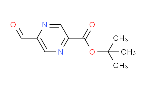 CAS No. 1174321-08-4, tert-butyl 5-formylpyrazine-2-carboxylate