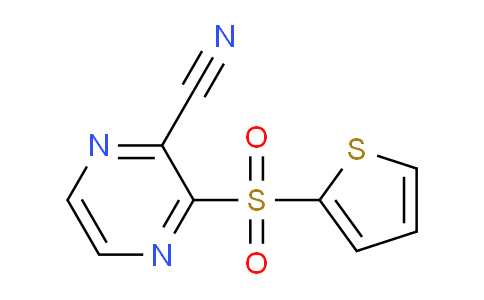 CAS No. 882286-32-0, 3-(2-Thienylsulfonyl)pyrazine-2-carbonitrile