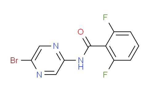 CAS No. 1028700-78-8, N-(5-bromopyrazin-2-yl)-2,6-difluorobenzamide