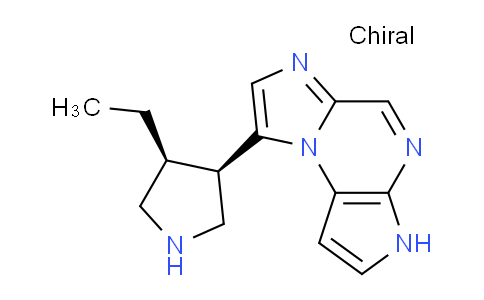 CAS No. 1708997-43-6, 8-((3R,4S)-4-ethylpyrrolidin-3-yl)-3H-imidazo[1,2-a]pyrrolo[2,3-e]pyrazine