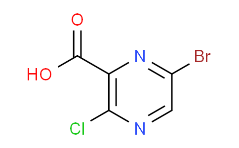 CAS No. 1260665-53-9, 6-Bromo-3-chloropyrazine-2-carboxylic acid