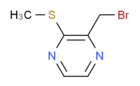 CAS No. 1289385-55-2, 2-(Bromomethyl)-3-(methylthio)pyrazine