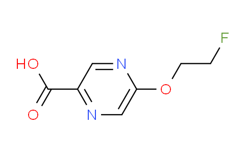 CAS No. 1174323-42-2, 5-(2-fluoroethoxy)pyrazine-2-carboxylic acid
