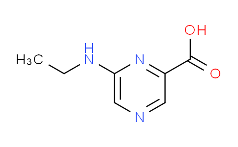 CAS No. 124367-58-4, 6-(ethylamino)pyrazine-2-carboxylic acid