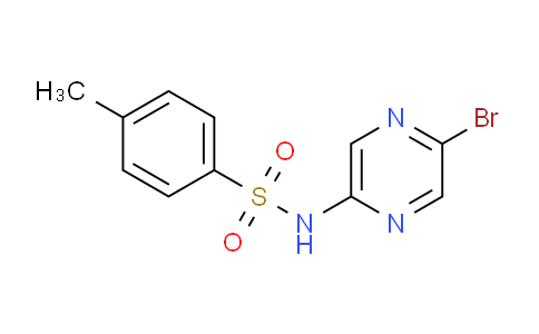 CAS No. 767342-42-7, N-(5-bromopyrazin-2-yl)-4-methylbenzene-1-sulfonamide