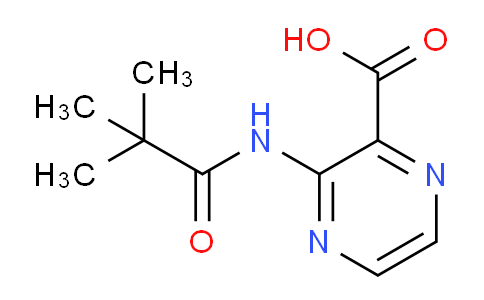 CAS No. 1354954-55-4, 3-(2,2-dimethylpropanamido)pyrazine-2-carboxylic acid