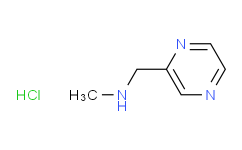CAS No. 2089300-54-7, methyl[(pyrazin-2-yl)methyl]amine hydrochloride