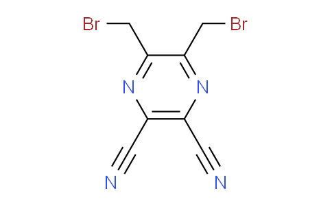 CAS No. 189701-21-1, bis(bromomethyl)pyrazine-2,3-dicarbonitrile
