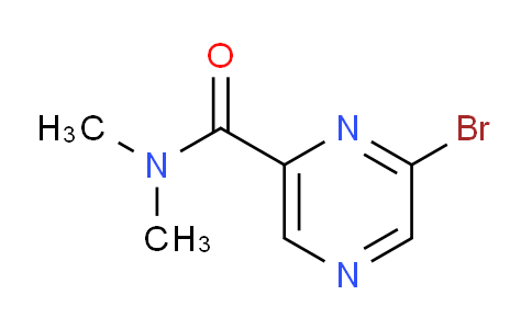 CAS No. 1209458-89-8, 6-bromo-N,N-dimethylpyrazine-2-carboxamide