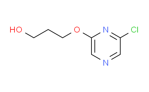 CAS No. 1152557-12-4, 3-[(6-chloropyrazin-2-yl)oxy]propan-1-ol