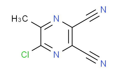 CAS No. 72126-54-6, 5-chloro-6-methylpyrazine-2,3-dicarbonitrile