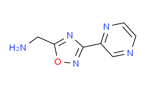 CAS No. 1157834-49-5, (3-(Pyrazin-2-yl)-1,2,4-oxadiazol-5-yl)methanamine