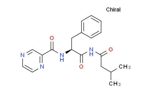 CAS No. 862894-96-0, (S)-N-(1-(3-Methylbutanamido)-1-oxo-3-phenylpropan-2-yl)pyrazine-2-carboxamide