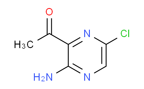 CAS No. 1211581-23-5, 1-(3-amino-6-chloropyrazin-2-yl)ethanone