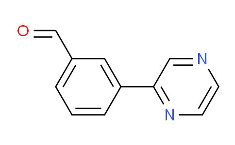 CAS No. 887344-35-6, 3-(pyrazin-2-yl)benzaldehyde