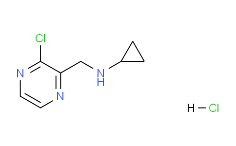 CAS No. 1353979-80-2, N-((3-chloropyrazin-2-yl)methyl)cyclopropanamine hydrochloride