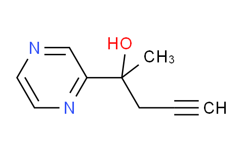 CAS No. 2006278-24-4, 2-(2-Pyrazinyl)-4-pentyn-2-ol