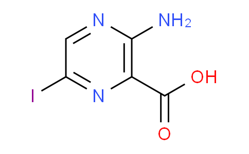 CAS No. 875781-48-9, 3-amino-6-iodopyrazine-2-carboxylic acid