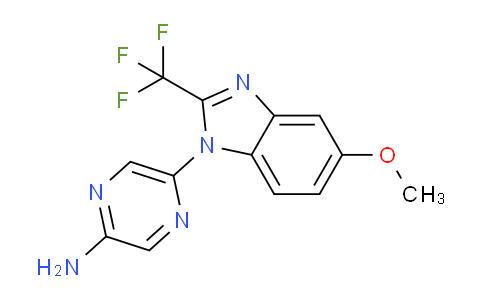 DY710514 | 950845-99-5 | 5-(5-methoxy-2-(trifluoromethyl)-1H-benzo[d]imidazol-1-yl)pyrazin-2-amine