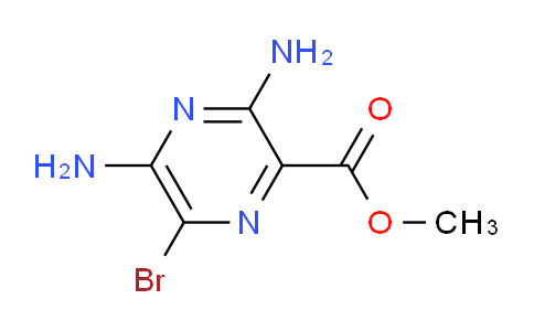 CAS No. 1458-20-4, methyl 3,5-diamino-6-bromopyrazine-2-carboxylate