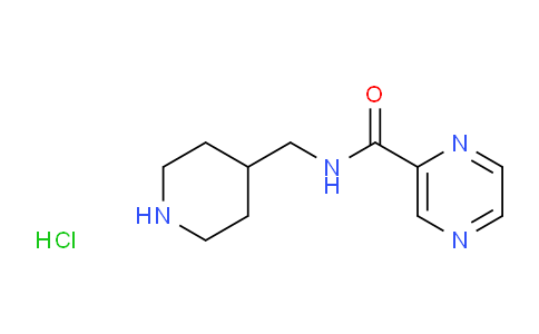 CAS No. 1185309-03-8, N-(piperidin-4-ylmethyl)pyrazine-2-carboxamide hydrochloride