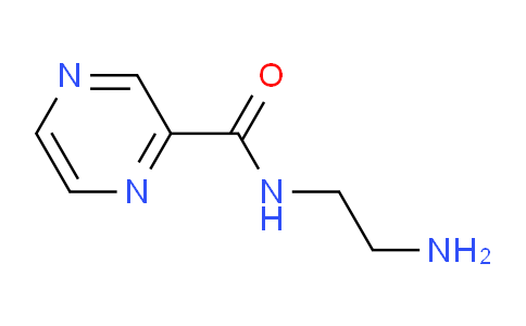 CAS No. 103879-45-4, N-(2-aminoethyl)pyrazine-2-carboxamide