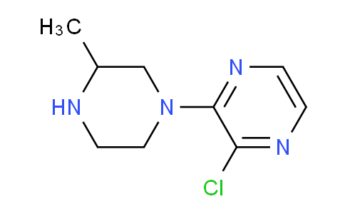 CAS No. 651047-93-7, 2-chloro-3-(3-methylpiperazin-1-yl)pyrazine