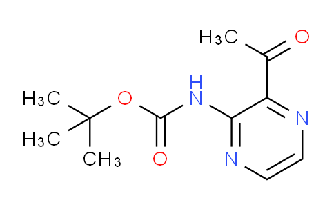 CAS No. 1799412-29-5, tert-butyl (3-acetylpyrazin-2-yl)carbamate