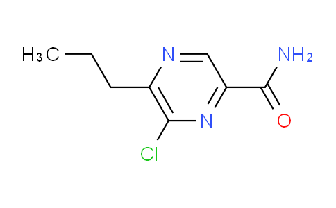 CAS No. 182244-13-9, 6-chloro-5-propylpyrazine-2-carboxamide