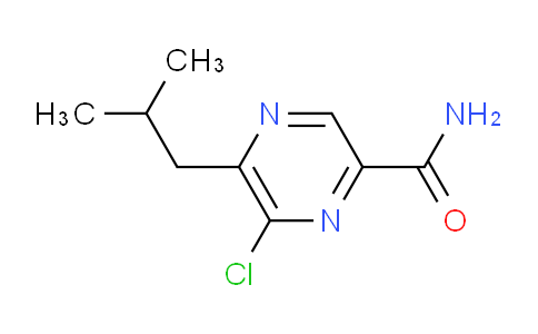 CAS No. 182244-16-2, 6-chloro-5-isobutylpyrazine-2-carboxamide