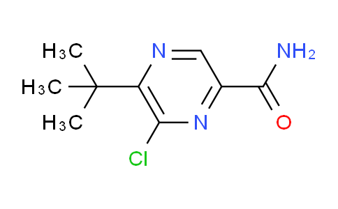 CAS No. 182244-17-3, 5-(tert-butyl)-6-chloropyrazine-2-carboxamide