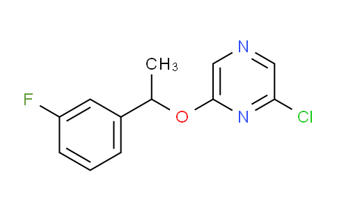 CAS No. 426829-21-2, 2-chloro-6-(1-(3-fluorophenyl)ethoxy)pyrazine