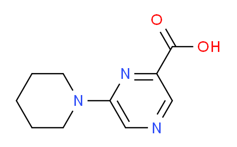 CAS No. 40262-68-8, 6-(1-Piperidinyl)-2-pyrazinecarboxylic acid