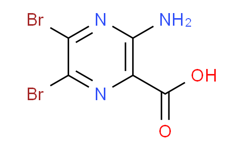 CAS No. 502143-36-4, 3-Amino-5,6-dibromopyrazine-2-carboxylic acid