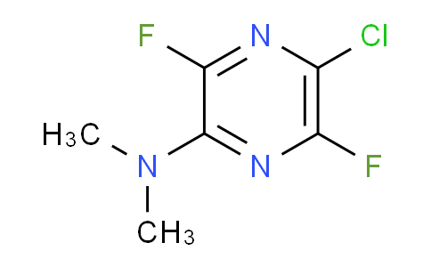 CAS No. 55215-64-0, 5-chloro-3,6-difluoro-N,N-dimethylpyrazin-2-amine