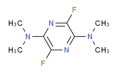 CAS No. 55215-70-8, 3,6-difluoro-N2,N2,N5,N5-tetramethylpyrazine-2,5-diamine