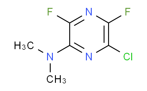 CAS No. 55233-58-4, 6-chloro-3,5-difluoro-N,N-dimethylpyrazin-2-amine