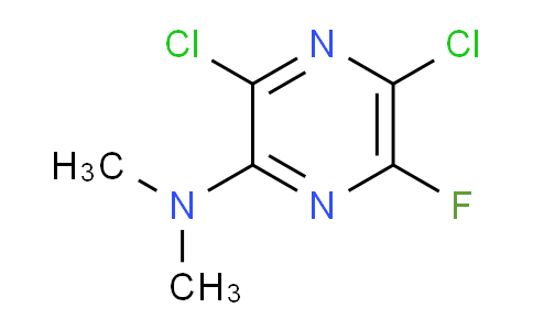 CAS No. 55233-63-1, 3,5-dichloro-6-fluoro-N,N-dimethylpyrazin-2-amine