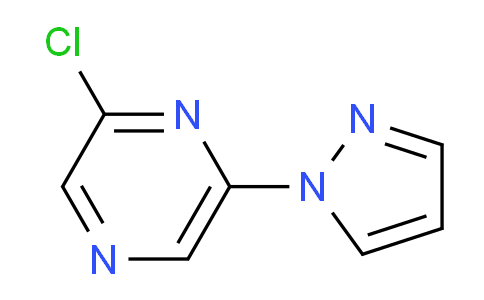 CAS No. 642459-09-4, 2-Chloro-6-(1H-pyrazol-1-yl)pyrazine