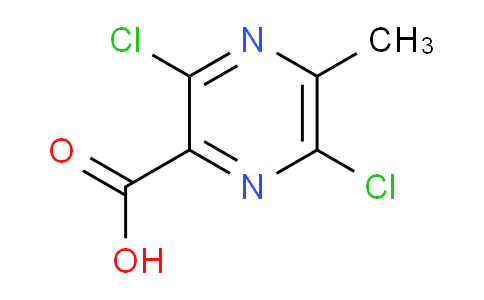 CAS No. 72876-12-1, 3,6-dichloro-5-methylpyrazine-2-carboxylic acid