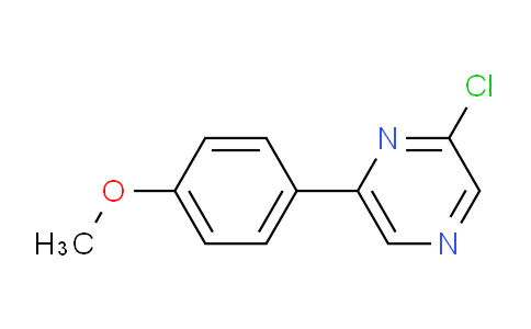 CAS No. 850221-79-3, 2-chloro-6-(4-methoxyphenyl)pyrazine
