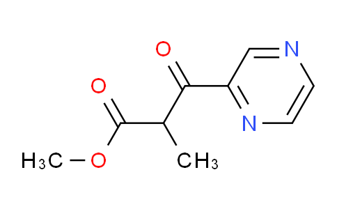 CAS No. 324737-10-2, Methyl 2-methyl-3-oxo-3-(pyrazin-2-yl)propanoate