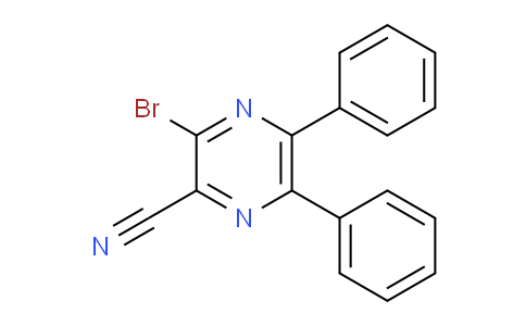 CAS No. 34121-87-4, 3-bromo-5,6-diphenylpyrazine-2-carbonitrile