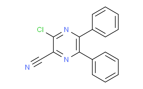 CAS No. 34122-24-2, 3-chloro-5,6-diphenylpyrazine-2-carbonitrile
