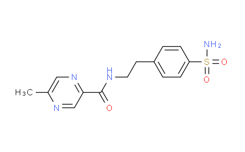 CAS No. 33288-71-0, 5-Methyl-N-(4-sulfamoylphenethyl)-pyrazine-2-carboxamide
