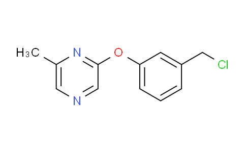 CAS No. 912569-64-3, 2-(3-(chloromethyl)phenoxy)-6-methylpyrazine